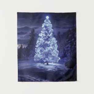 kerstboom wandkleed
