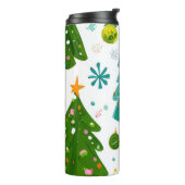 Kerstboom Waterfles – Blijf Gehydrateerd Thermosbeker (Gedraaid links)