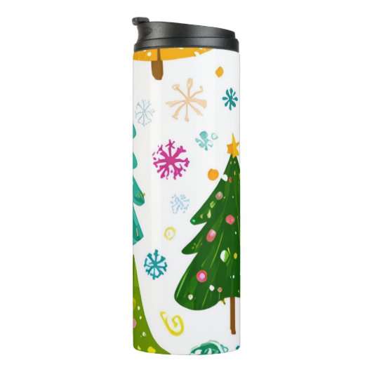 Kerstboom Waterfles – Blijf Gehydrateerd Thermosbeker (Geroteerd rechts)