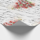  kerstboom (Waterverf)  Cadeaupapier (Hoek)