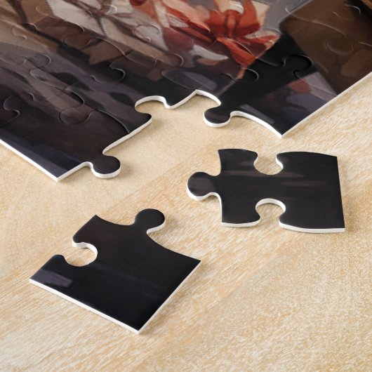 Kerstboom waterverf legpuzzel (Zijkant)