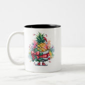 Kerstboom waterverf tweekleurige koffiemok (Links)