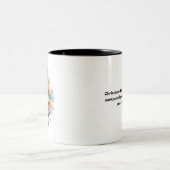 Kerstboom waterverf tweekleurige koffiemok (Center)