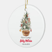 Kerstboom We Verwachten Ouders Ornament (Links)
