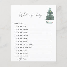 Kerstboom - wensen voor baby spel