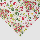 Kerstboom wervelingen tissuepapier (Detail)