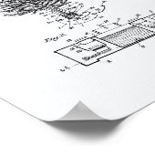 Kerstboom - Whitepaper over patenten uit 1925 Poster (Hoek)