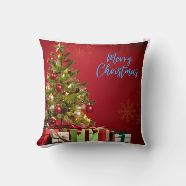 Kerstboom wi kussen (Voorkant)