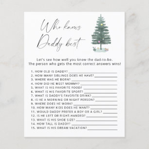 Kerstboom - Wie kent papa beste spel