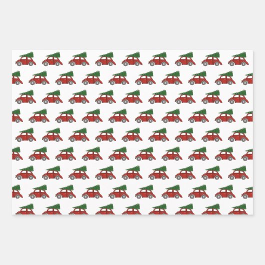 kerstboom, wift inpakpapier vel (Voorkant 2)