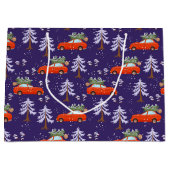 Kerstboom Winkel Tas Groot Cadeauzakje (Voorkant)