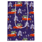 Kerstboom Winkelcadeautaszak Medium Cadeauzakje (Achterkant)