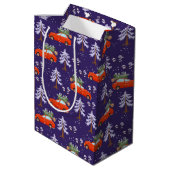 Kerstboom Winkelcadeautaszak Medium Cadeauzakje (Achterkant Gekanteld)