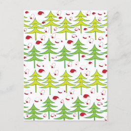 Kerstboom Winter Briefkaart