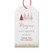 Kerstboom Winter Meisje Baby shower