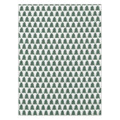 Kerstboom Winter Minimale Waterverf Elegant Tafelkleed (Voorkant)