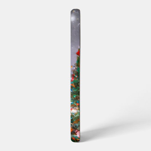 Kerstboom/winter Samsung Galaxy Hoesje (Linkerkant)