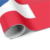 Kerstboom wit rood blauw cadeaupapier (Rol Hoek)