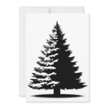 Kerstboom Wit & Zwart Elegant Vervuild