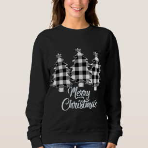 Kerstboom Witte Buffel Plaid Kerstmis Trui