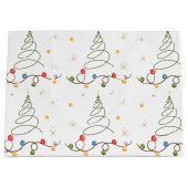 kerstboom witte grote cadeautas (Voorkant)