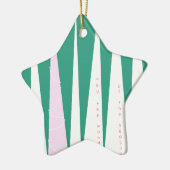 Kerstboom Wonder van het Seizoen Keramisch Ornament (Links)