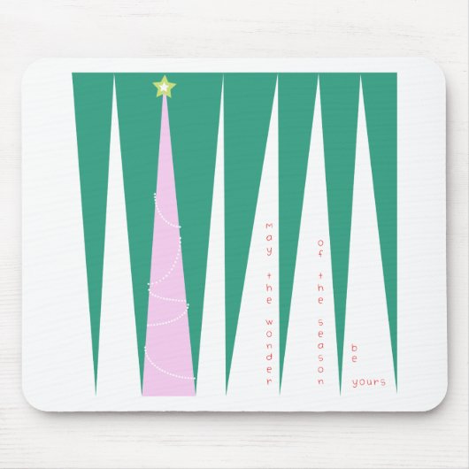 Kerstboom, wonder van het seizoen muismat (Voorkant)