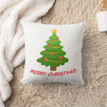 Kerstboom Worp Kussen