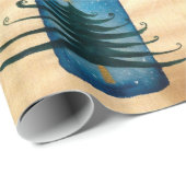 Kerstboom X-mas Inpakpapier, 30 in x 6 ft Cadeaupapier (Rol Hoek)