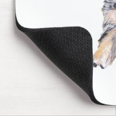 Kerstboom, Yorkshire puppy dog & giften Muismat (Hoek)