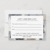 KERSTBOOM ZAKELIJK CERTIFICAAT cadeau voor u (Achterkant)