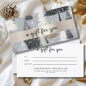 KERSTBOOM ZAKELIJK CERTIFICAAT cadeau voor u