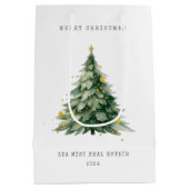 Kerstboom Zakelijk  Medium Cadeauzakje (Achterkant)