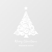 Kerstboom Zakelijke Raamdecoratie Raamsticker (Vel)
