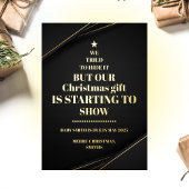 kerstboom zonder foto's Zwangerschap Aankondiging