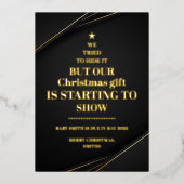 kerstboom zonder foto's Zwangerschap Aankondiging (Voorkant)