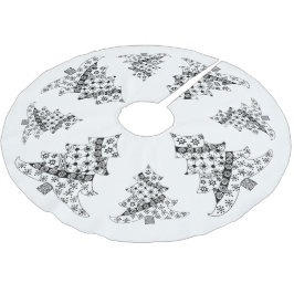 Kerstboom, zwart-witfeestdag kerstboom rok