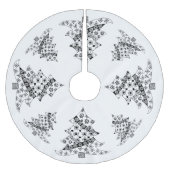 Kerstboom, zwart-witfeestdag kerstboom rok (Voorkant)