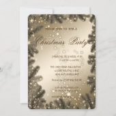 Kerstboomafdelingen, kerstfeestfeest kaart (Voorkant)