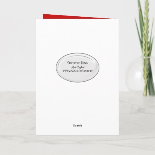 kerstboombank kaart (Achterkant)