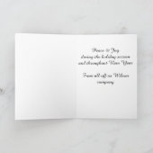 Kerstboombedrijfkalender 2018-karton feestdagen kaart (Binnen)