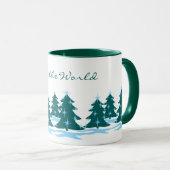 kerstboombeker met feestelijke Mok Koffiebeker (Voorkant rechts)