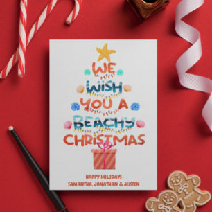 kerstboombeukenboom kaart