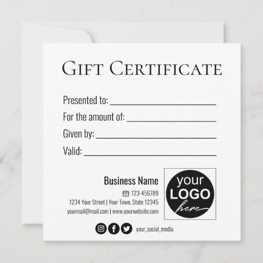 kerstboomblauw Snowflakes zwarte grijze cadeaukaar (Achterkant)