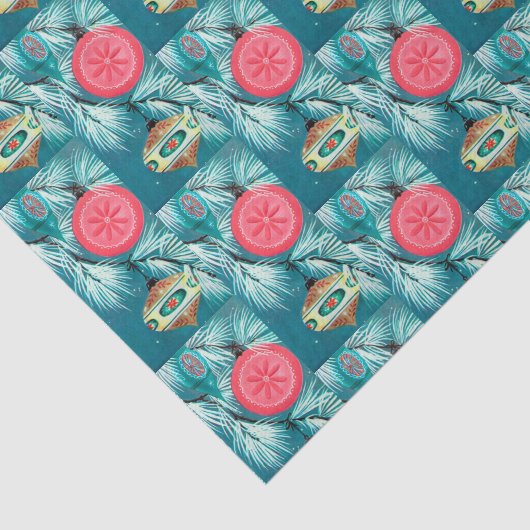  kerstboombolletje tissuepapier (Detail)