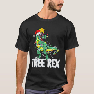 kerstboombomen: kerstmis met kerstmis met Pajama v T-shirt