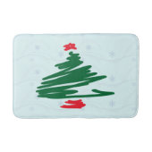 kerstboombont badmat (Voorkant)
