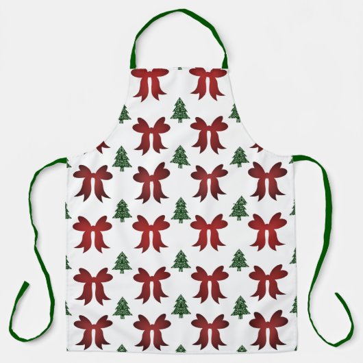 kerstboomboog schort (Voorkant)