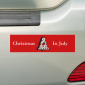 kerstboomboom bumpersticker (Op auto)