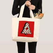 kerstboomboom grote tote bag (Voorkant (product))